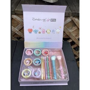 BT21 Eyeshadow + Makeup Brush Collection Box Cosmetic Brushes NEW
